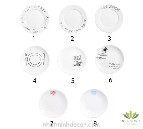 Đĩa sứ chụp ảnh đồ ăn, chụp sản phẩm phong cách Hàn Quốc 11 dia-su-chup-anh-do-an
