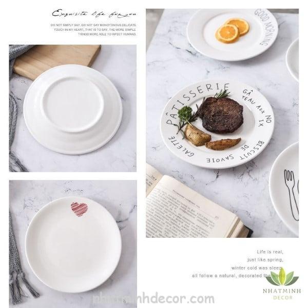 Đĩa sứ chụp ảnh đồ ăn, chụp sản phẩm phong cách Hàn Quốc 12 dia-su-chup-anh-do-an-3