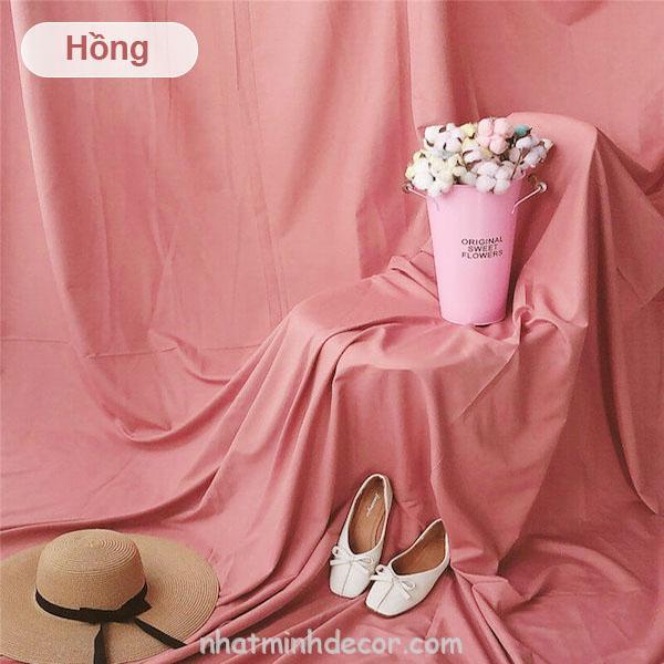 Phông nền vải trơn chụp ảnh lookbook, livestream (nhiều