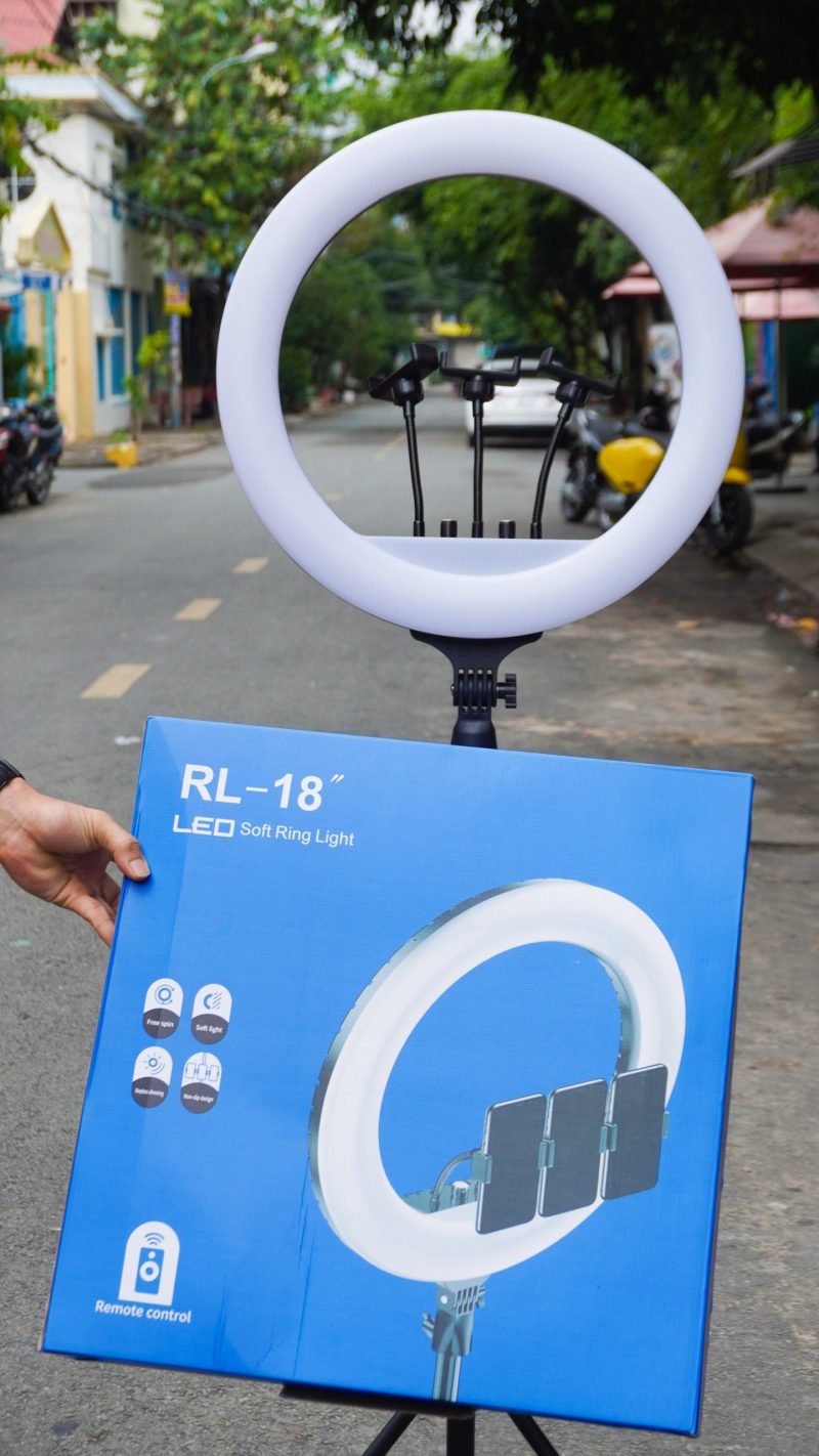 Đèn Led Ring 45cm (3 kẹp + điều khiển) 7