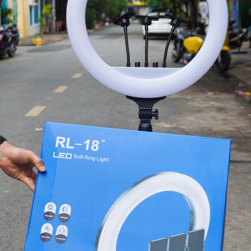 Đèn Led Ring 45cm (3 kẹp + điều khiển) 14