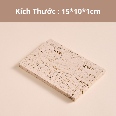 Đá Vôi chụp ảnh trang sức, bông tai, vòng cổ màu be, phong cách ins. 28