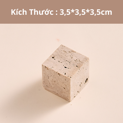 Đá Vôi chụp ảnh trang sức, bông tai, vòng cổ màu be, phong cách ins. 29