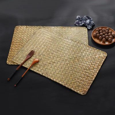 Tấm lót bàn trà thảm cỏ phong cách Nhật Bản 19